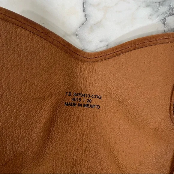 Women's Melissa Western Knee High Leather Boots Cognac Brown Woman’s Size 7B - Picture 13 of 15